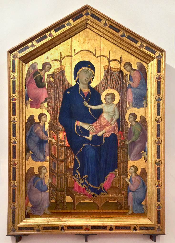 madonna em majestade dita rucellai   duccio