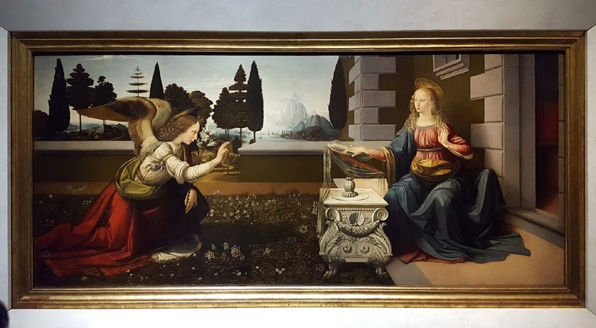 leonardo da vinci gallery florence galleria uffizi firenze interior 03