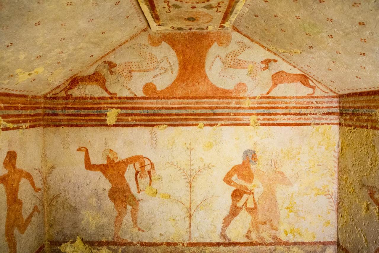 necropoli etrusca tarquinia